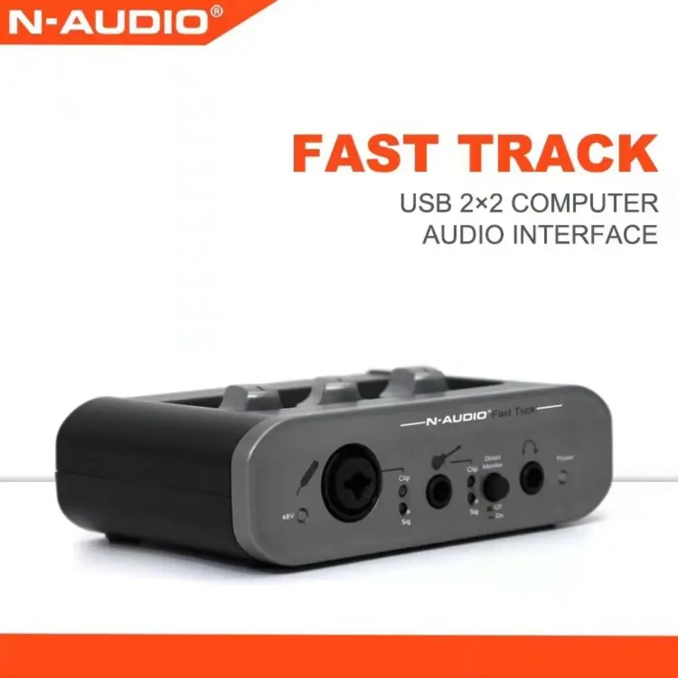 M-audio Fast Track II Avid interfaz de estudio de grabación USB