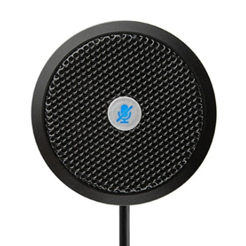 

USB Conference Microphone Omnidirectional One-Key Mute Plug And Play Compatible With Video Conference And Chat