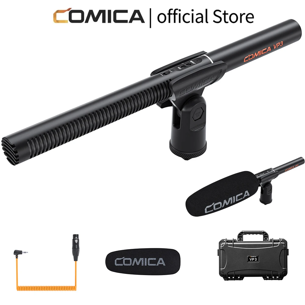 Портативный микрофон-пушка XLR для живой видеосъемки поддержка кинопроизводства