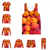 vitinea new 3d full print peaches t shirtsweatshirtzip hoodiesthin jacketpants four seasons casual