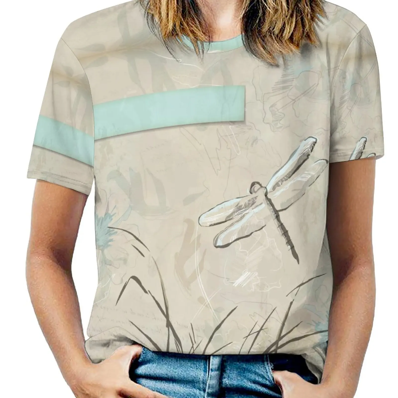 

Romantic Vintage Sketch in Pastel Grass Birthday Grunge Grass Botany Artwork Campaign T-shirt Fresh Geek Hipster Leisure Top Tee