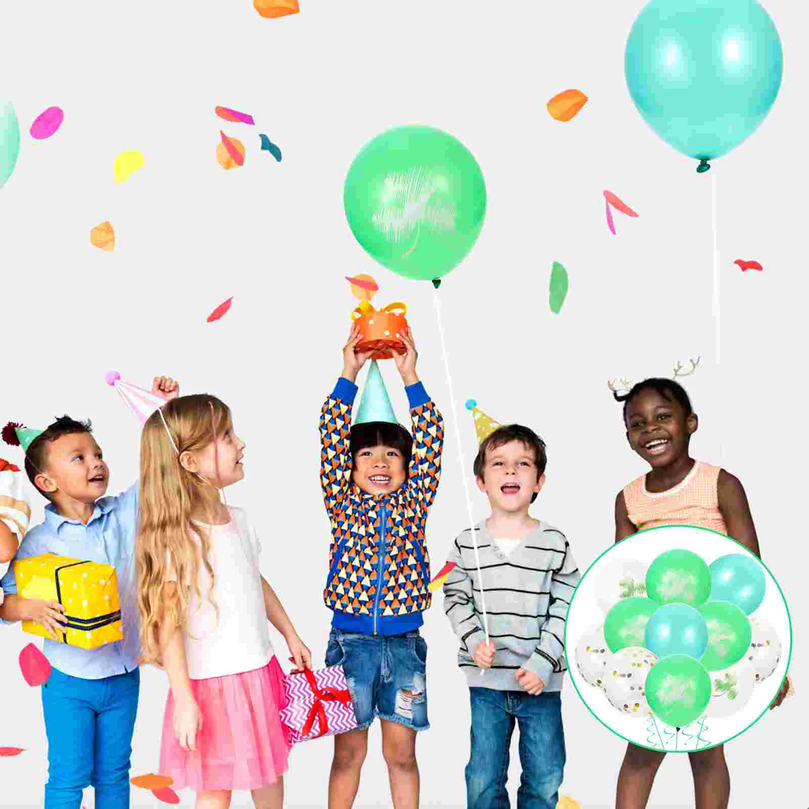 

60pcs Shamrock Latex Balloons Patrick's Day Balloon Festival Decors