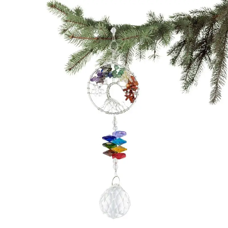 

Подвеска-дерево, ветряная колокольчик, солнцезащитные Ловцы, подвесные украшения для дома, рукоделие