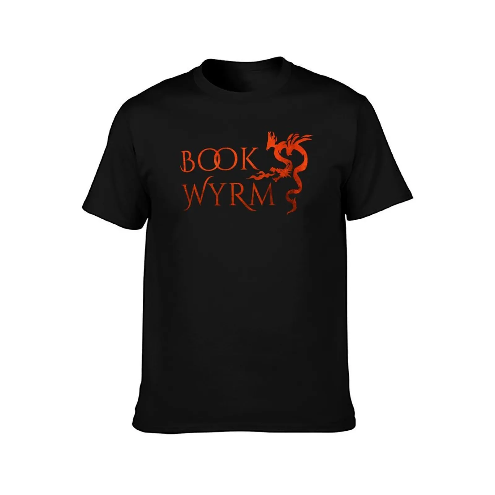 Фото Футболка Red Book Wyrm, простая повседневная футболка с короткими рукавами №2