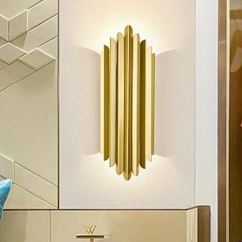 

Nordic simple wall lamp living room bedroom study corridor lamp after modern bedroom bed iron art wall lamp
