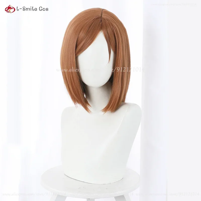 Парик для косплея кугисаки нобара кугиса из аниме термостойкие короткие