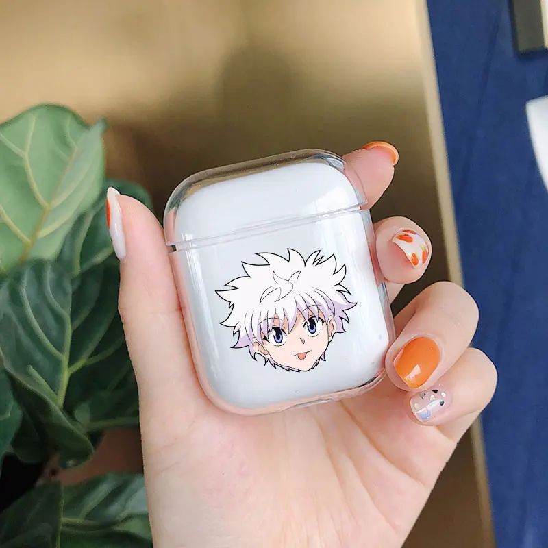 

Hot Personality Cute Anime Transparent Soft Silicone Apple Wireless Bluetooth Headphone Case Suitable for Airpods 1 2 3 Pro
