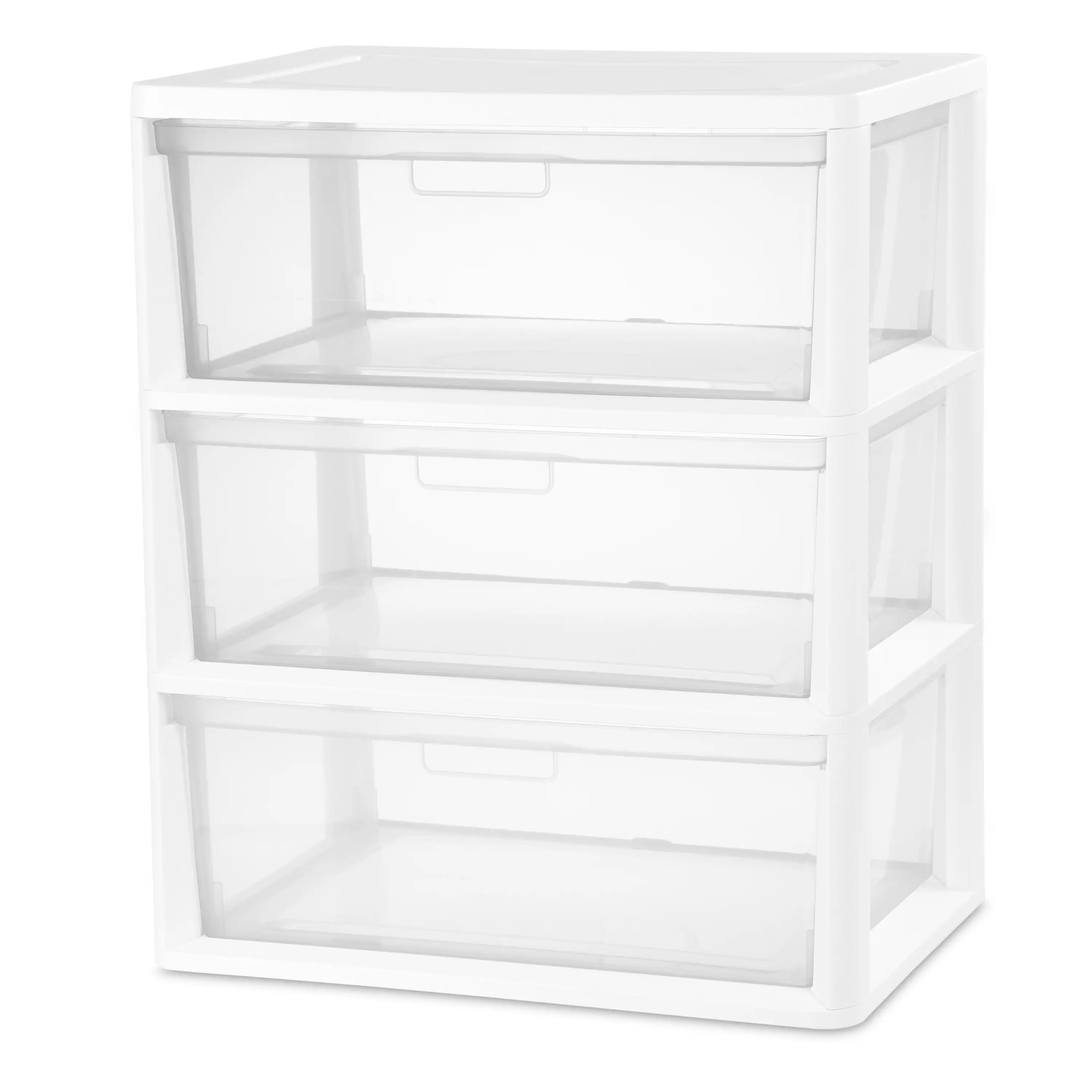 

Wide 3 Drawer Tower White
