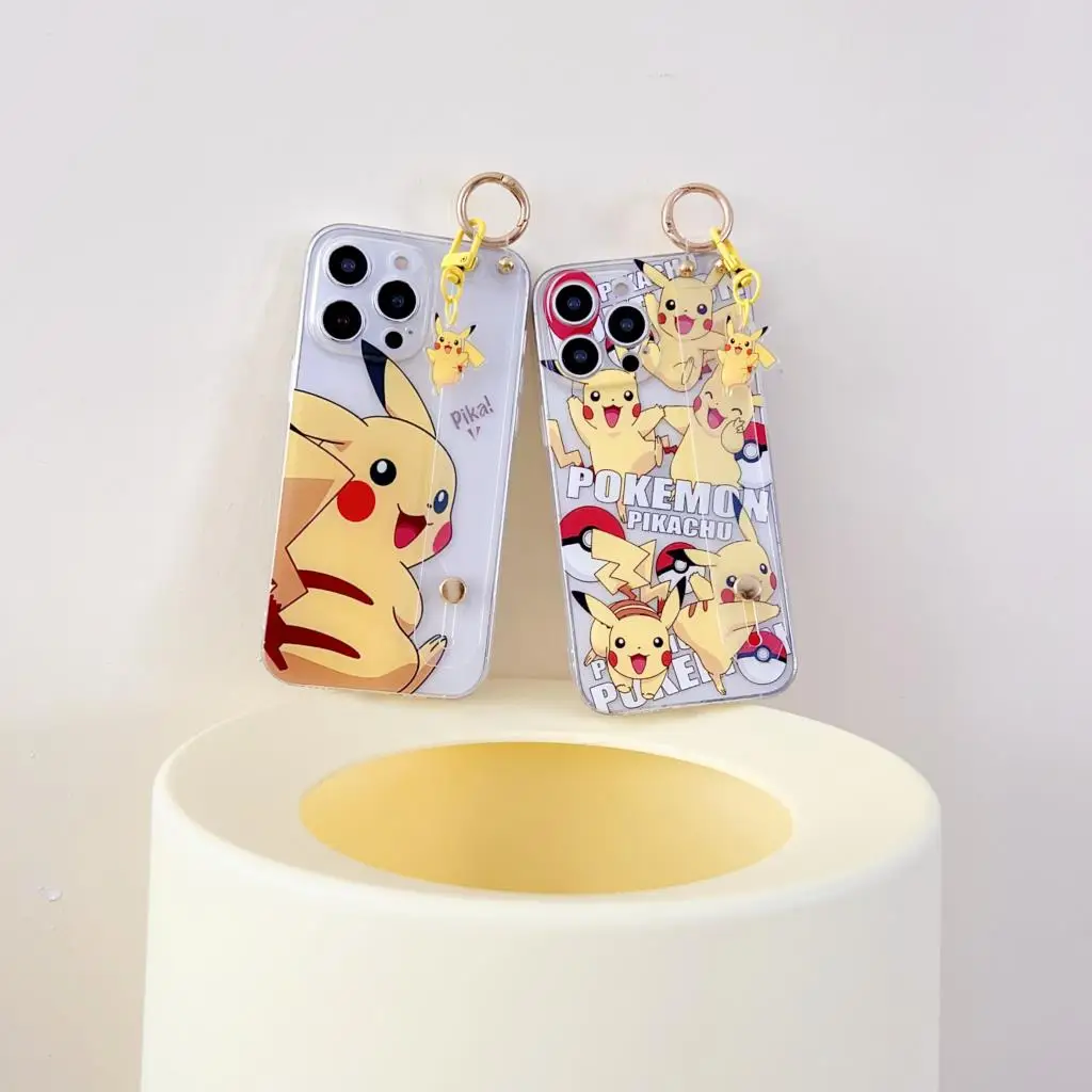 Чехол Pikachu для Huawei Nova 3 3i 4 4E 5 5T 5i 6 7 8 9 10 SE Pro Y61 Y90 Y70 ремешок на запястье с орнаментом