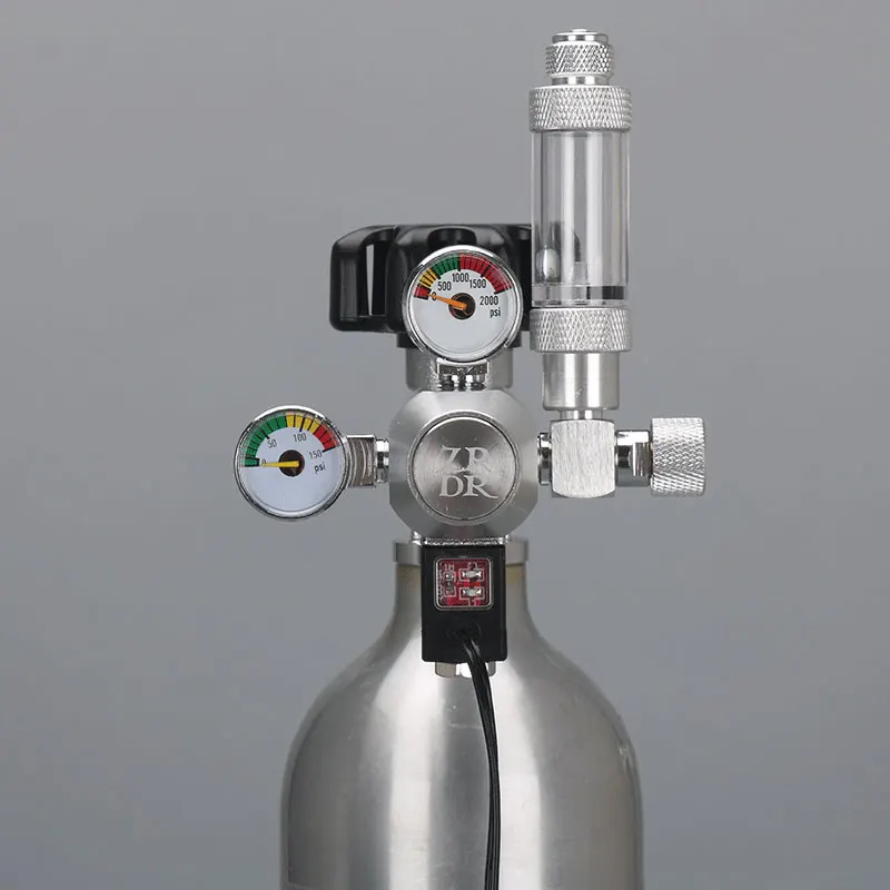 Аквариумный co2 аквариумный Двойной манометр регулятор давления SG5/8 W21.8 CGA320 M22 с