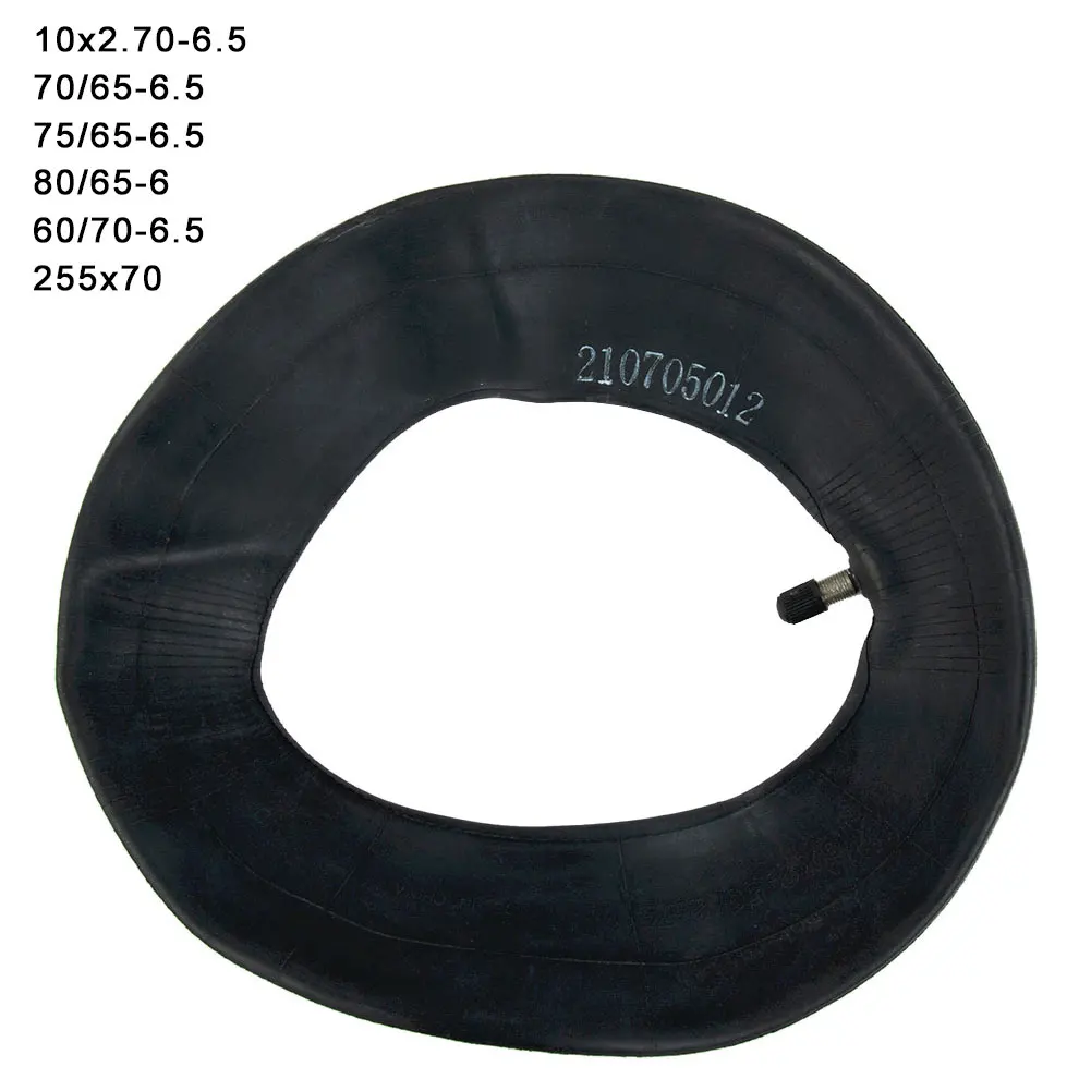 

Outdoor Sports Tire Inner Tube 1 Pcs 10 Inch 10X2.50 132g Accessories Black Parts Replacements Electric Scooter