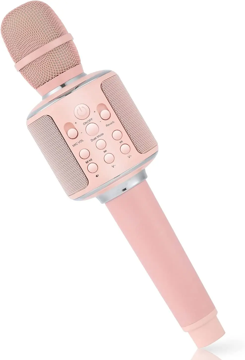 

Karaoke Wireless Microphone, Bluetooth 5.0 Microphone with Speaker（pink）