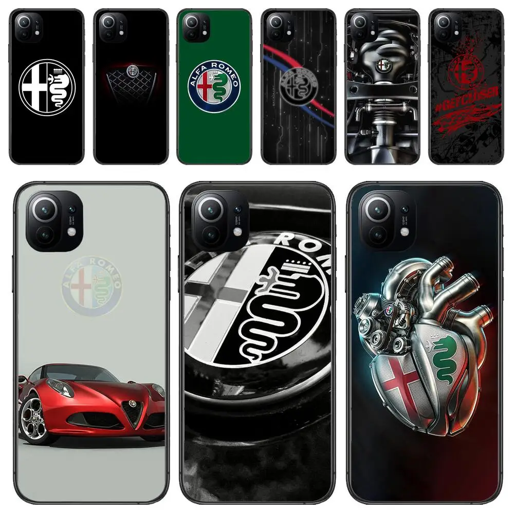

Sports Car Alfa Romeo Luxury Phone Case For Xiaomi 13 12 11T 9 11 10C 9T 8 9SE 11i Lite Ultra Note10 Poco F3 M4 M3 Pro New Cover