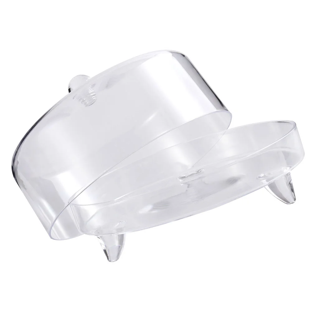 

1 Set of Acrylic Food Cover Household Dessert Holder Transparent Dessert Cover