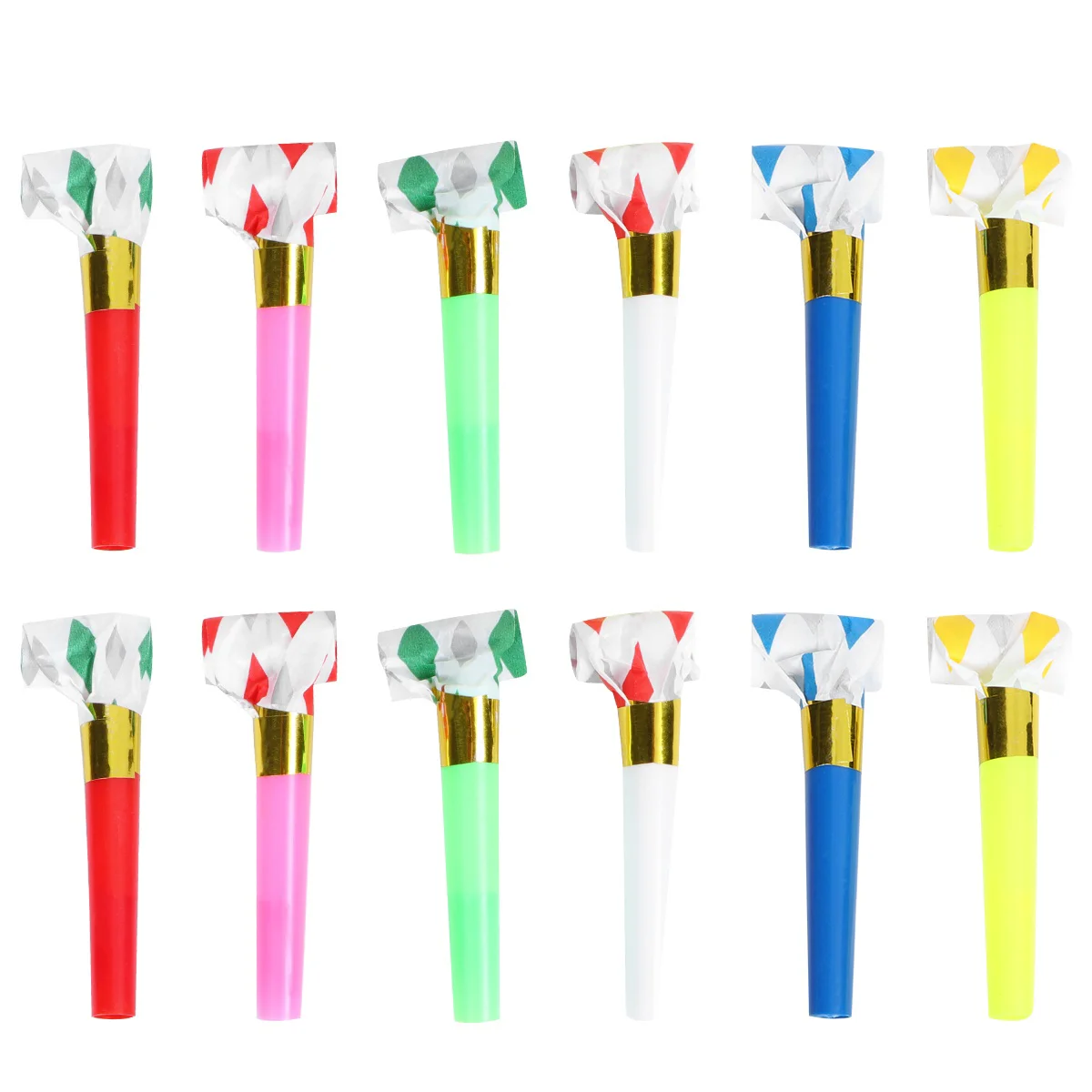 

50PCS 6CM Birthday Party MultiColor Party Blowouts Kids Favors Decoration Supplies Noice Maker Bags