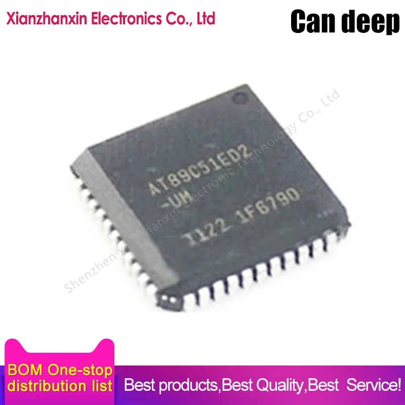 1pcs/lot AT89C51ED2-UM AT89C51ED2 PLCC-44 New original 8-bit microcontroller