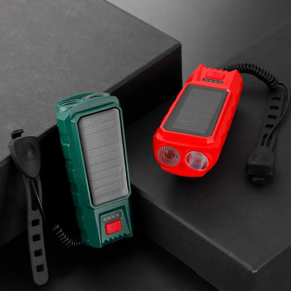 

Multiple Charge Methods Rechargeable Illumination Life Waterproof 400 Lumens Solar Bike Headlight Bike Light for Bike