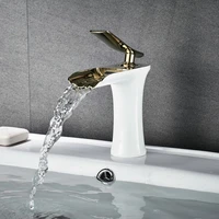 european style basin faucet black and white hot and cold high section low section bathroom toilet basin washbasin basin faucet