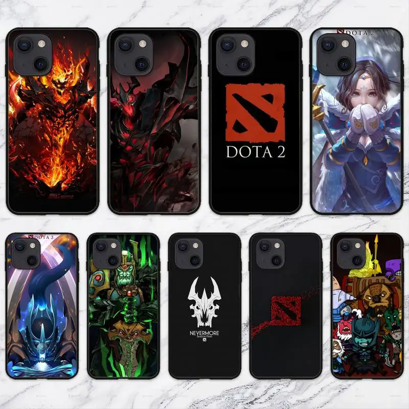 

Shadow Fiend Dota 2 Game Phone Case For iPhone 11 12 Mini 13 14 Pro XS Max X 8 7 6s Plus 5 SE XR Shell
