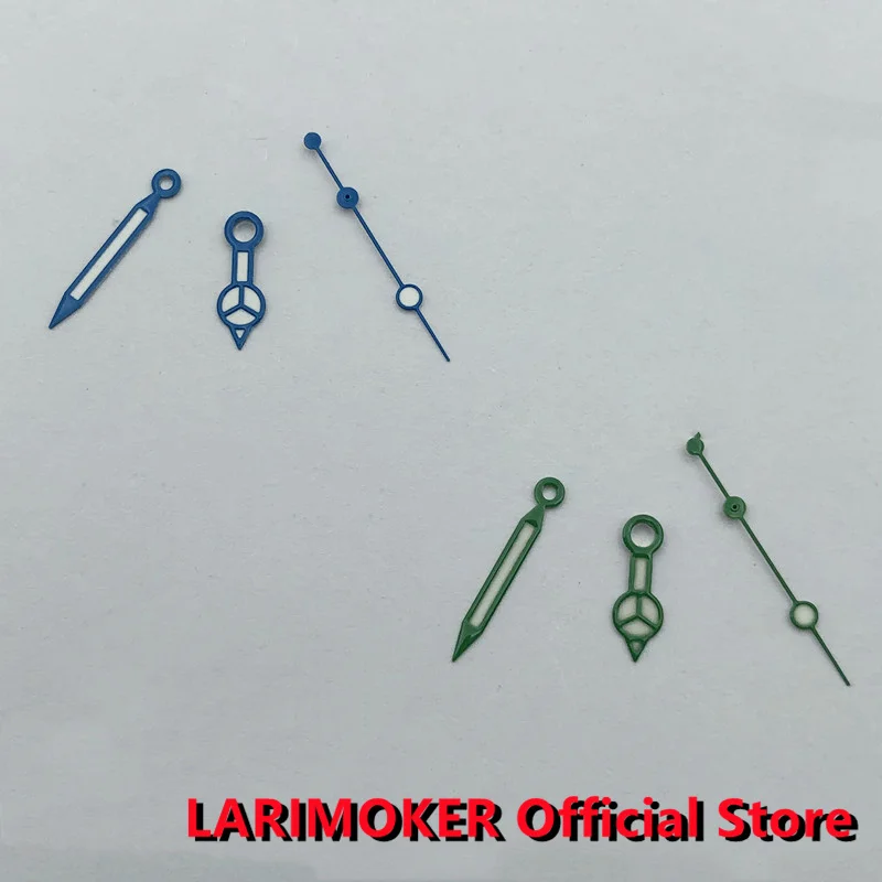 

LARIMOKER Green Blue Watch a Pointer Green Luminous Hands fit NH35 NH36 NH38 NH37 NH39 Movement