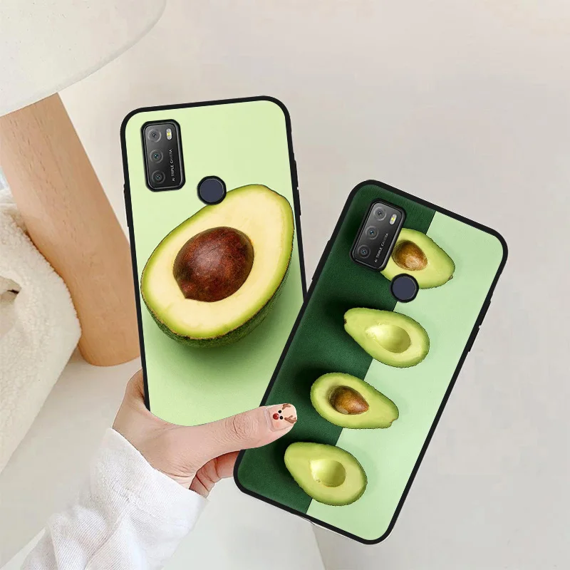 

Cute Avocado Phone Case for Doogee Y7 Case Soft Cover For Doogee N10 N20 Pro Coque Shockproof Back Funda for Doogee N20 Bumper