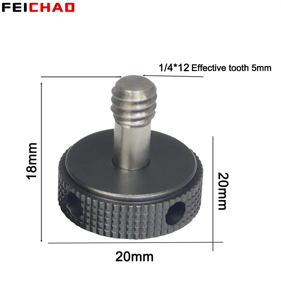 

1/4-12 Резьбовой Адаптер из нержавеющей стали 304 винт ручка блокировки винта для штатива стойка вспышки БЫСТРОРАЗЪЕМНАЯ пластина Кронштейн