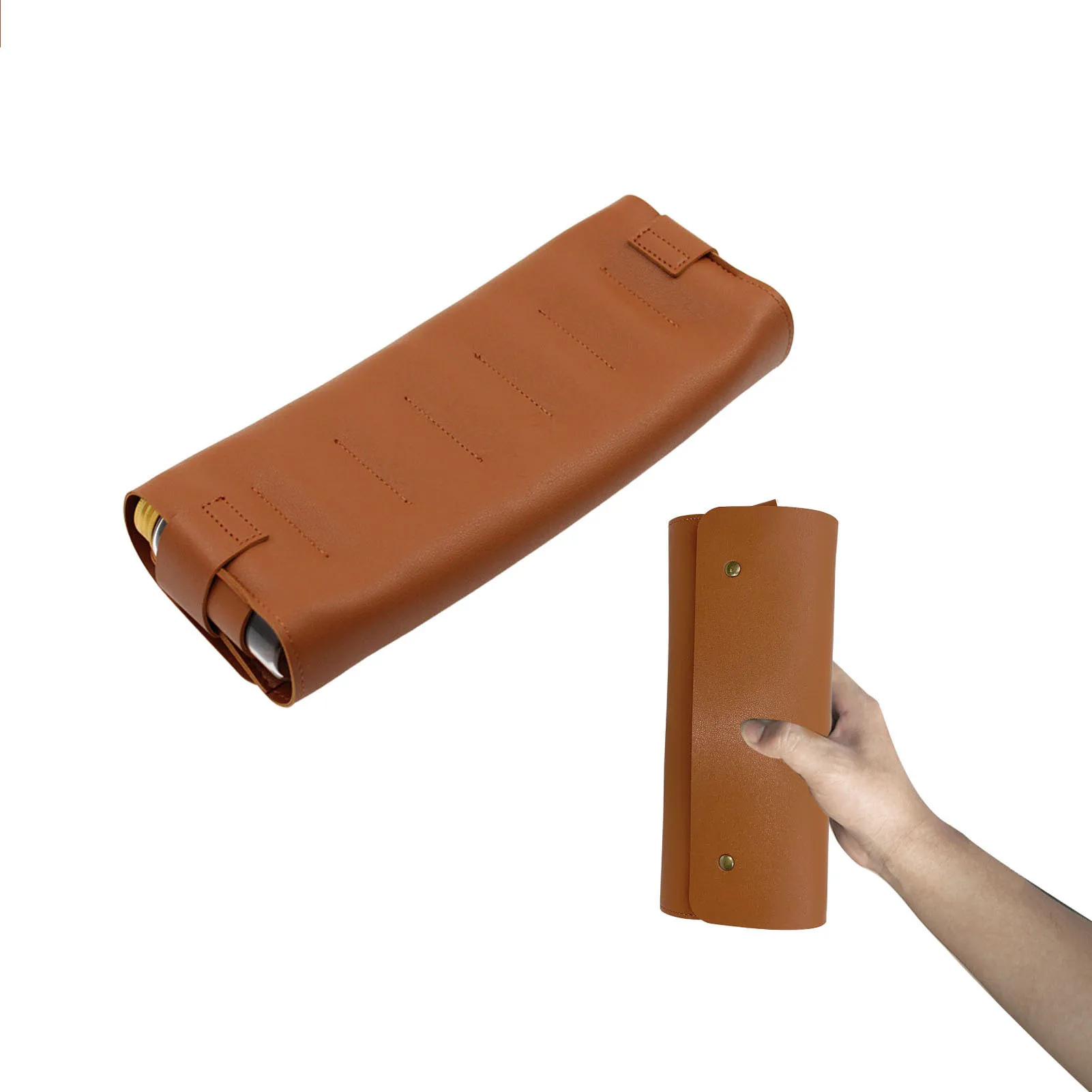 7 шт./компл. походная банка для специй с кожаной сумкой портативная фотобутылка