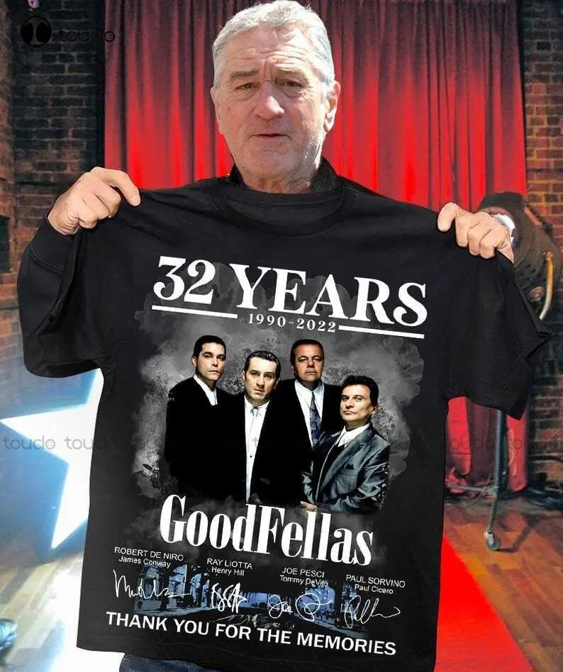 

Goodfellas 32 Years 1990-2022 Shirt Thank You For The Memories Black Cotton Tee Xxxl T-Shirts For Men Make Your Design Xs-5Xl