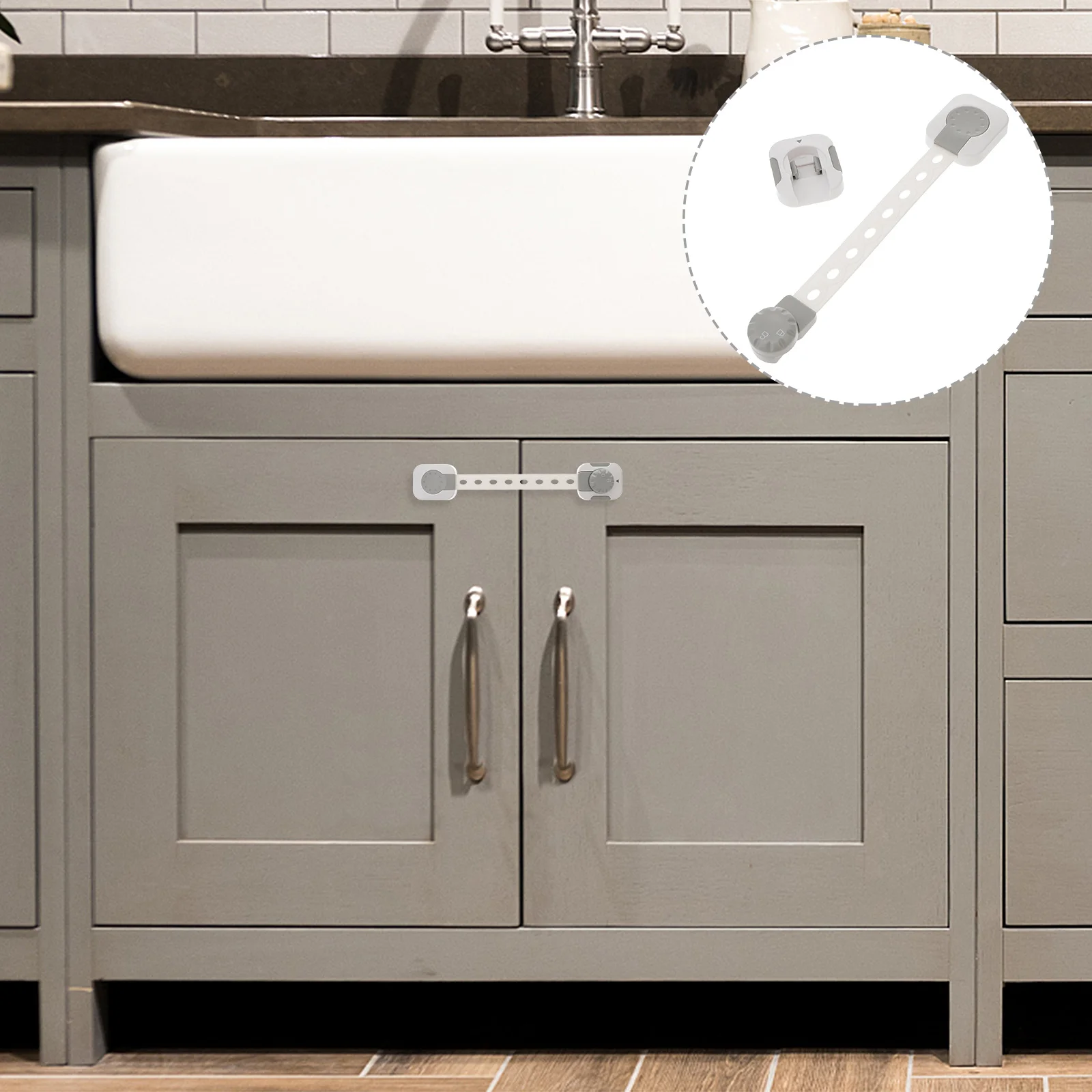 

10 Pc Refrigerator Drawers Multifunction Protective Lock European American Baby