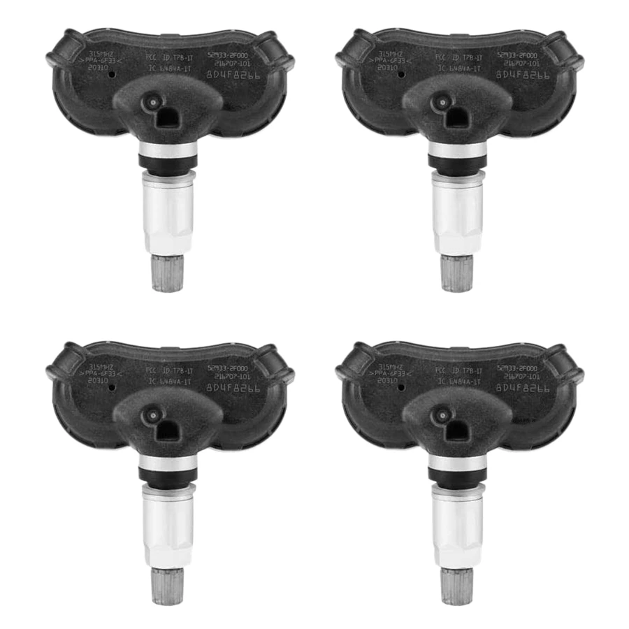 

4Pcs Car TPMS Tire Pressure Monitoring Sensor for 52933-2F000