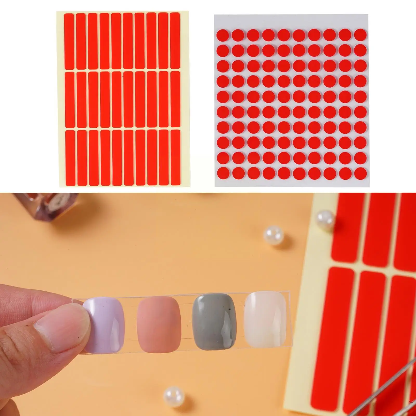 

1pack 30/100pcs Clear Nail Art Adhesive Tape For False Tips Nail Art Display Design Nail Stickers Strong Sticky Gl I4x1