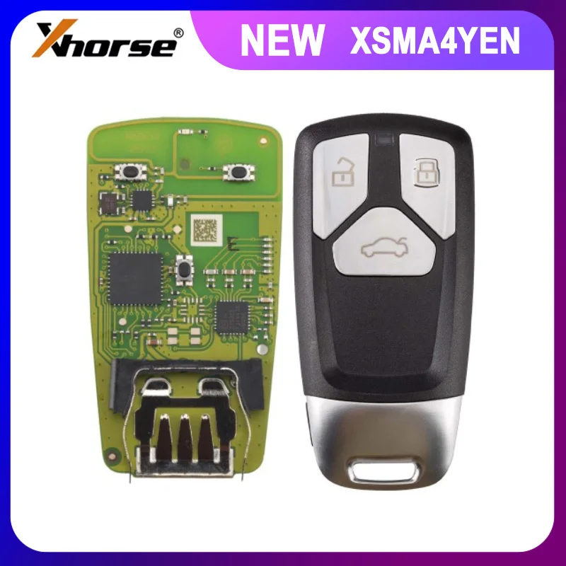 

2026 XHORSE XSMA4YEN 3-кнопочная специализированная смарт-ключ-плата для ключей Audi Style MLB, совместимая с VVDI MLB Tool, VVDI2/VVDI Key Tool Plus