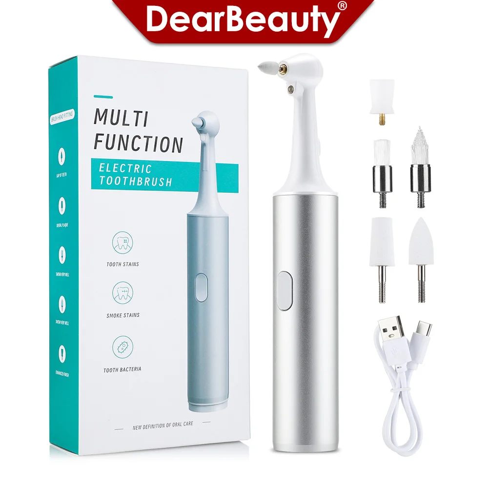 Электрический Инструмент Для Удаления Пятен На Зубах 5-в-1 Многофункциональный