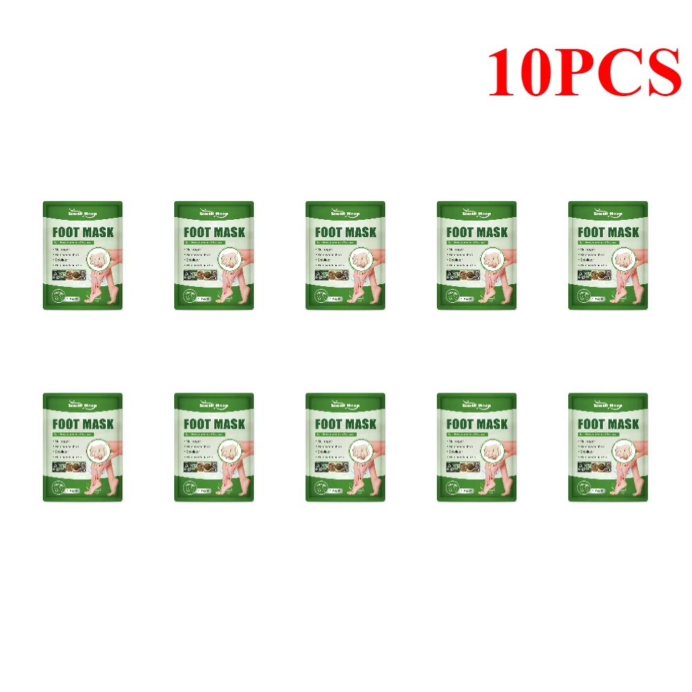 

10 шт., отбеливающие маски для ног, от трещин