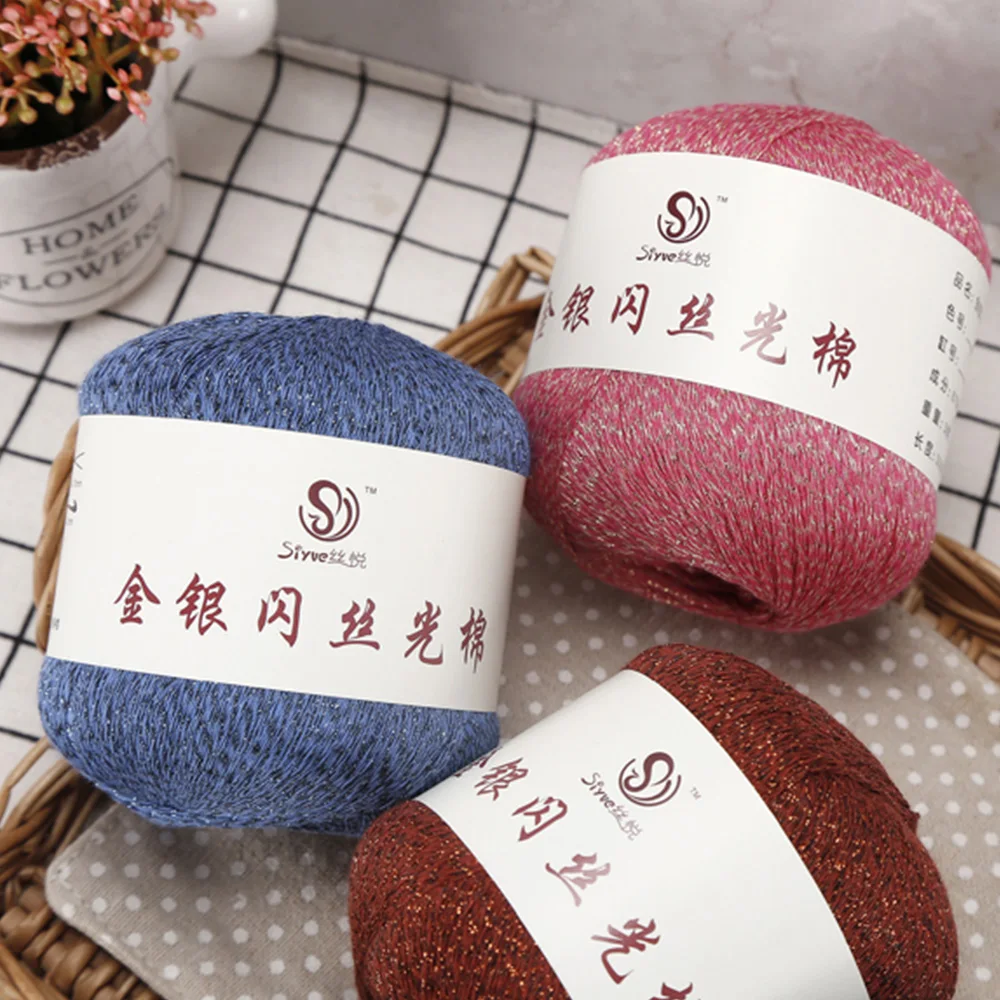 Шаль из мягкой кружевной пряжи для вязания крючком 50 г/шар