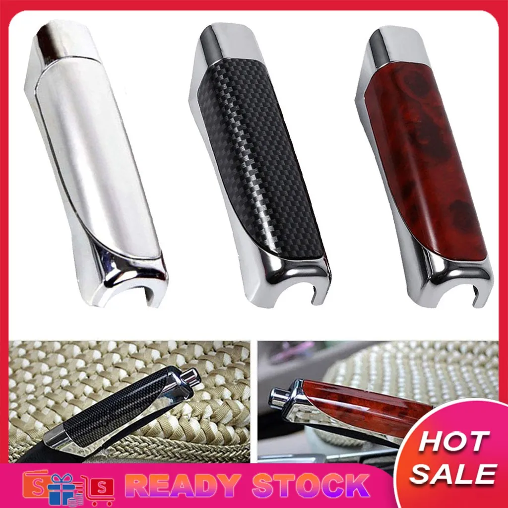 

Ready StockCarbon Fiber Style Universal Auto Car Hand Brake Protector Cover Decoration