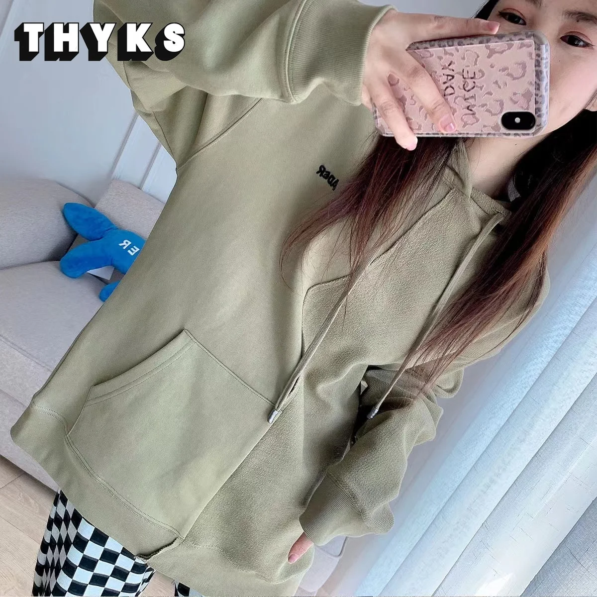 

ADER ERROR 2022 High Quality 1:1 New Stitching ADER Letter Embroidery Hooded Sweater Men and Women Couples Pullover Sweater Top