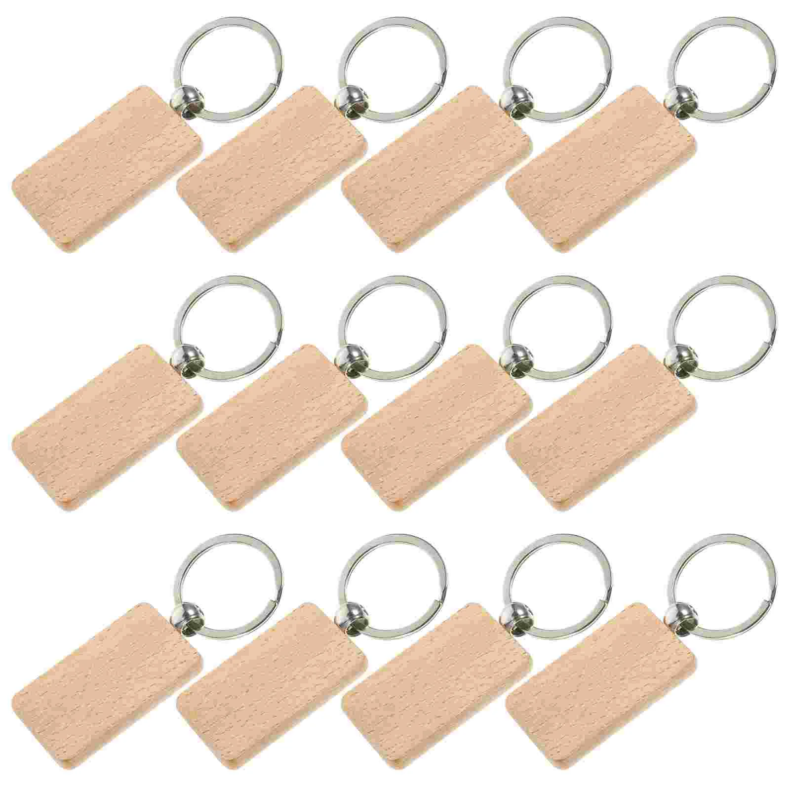 

Engravable Wooden Keychains DIY Lettering Key Chain Pendants Blank Wood Keychains DIY Crafts for DIY Gift Craft Making