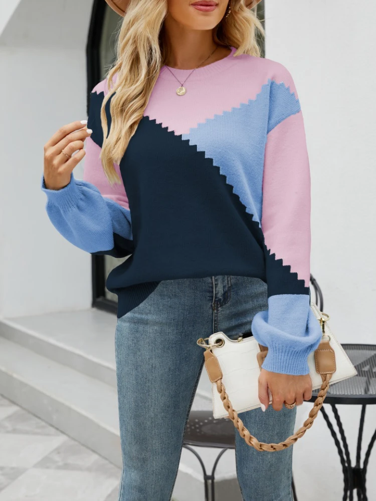 

Winter Women's Sweater 2023 Fashion Oversize Jumper Basic O-Neck Thick Warm Vintage Sweater Women Knitted Pullover Female Tops