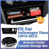1pcs armrest center console storage box for volkswagen vw tharu 2019 2020 2021 2022 2023 car interior styling accessories