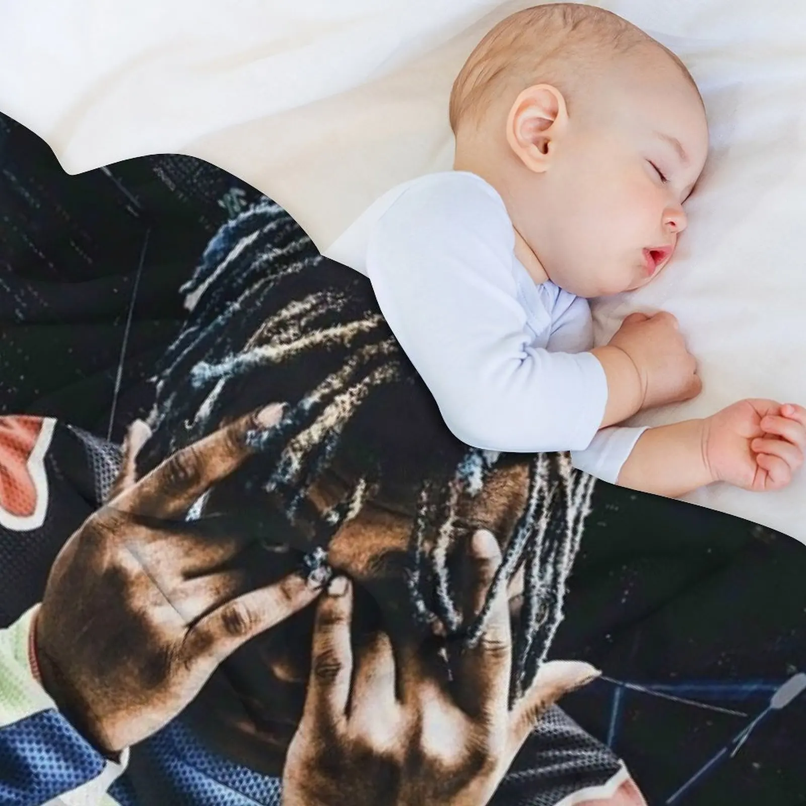 Одеяло для дивана мягкие одеяла Juice Wolrd ..(01)