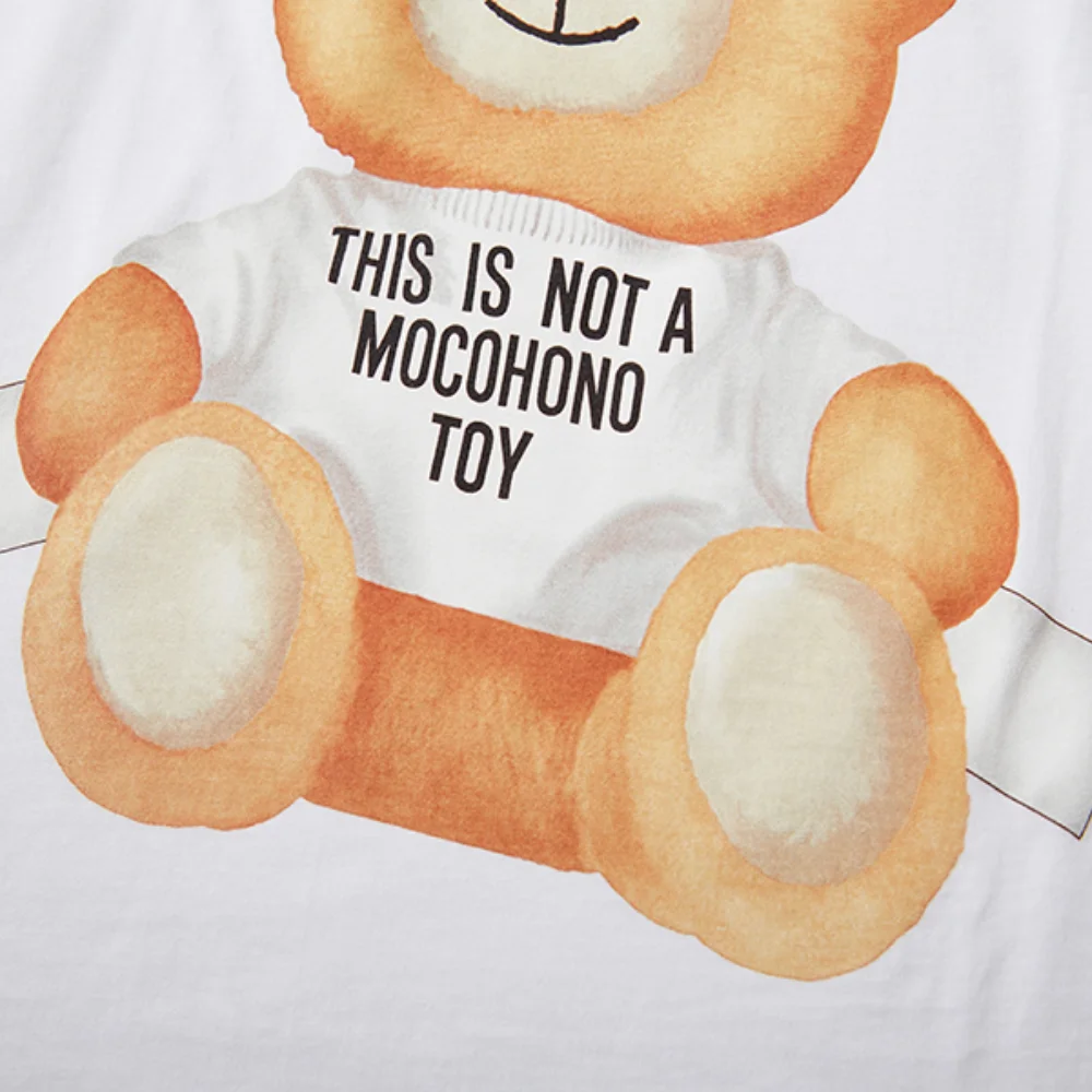 Men Women T-Shirts Tops Teddy Bear Cartoon Graphic T Shirt Summer Animal Print O-Neck Tee Casual Kawaii Short Sleeve Clothes | Женская