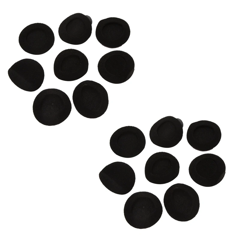 

8 Pair 55mm Replacement Earphone Pad Covers for Headset Headphone Black