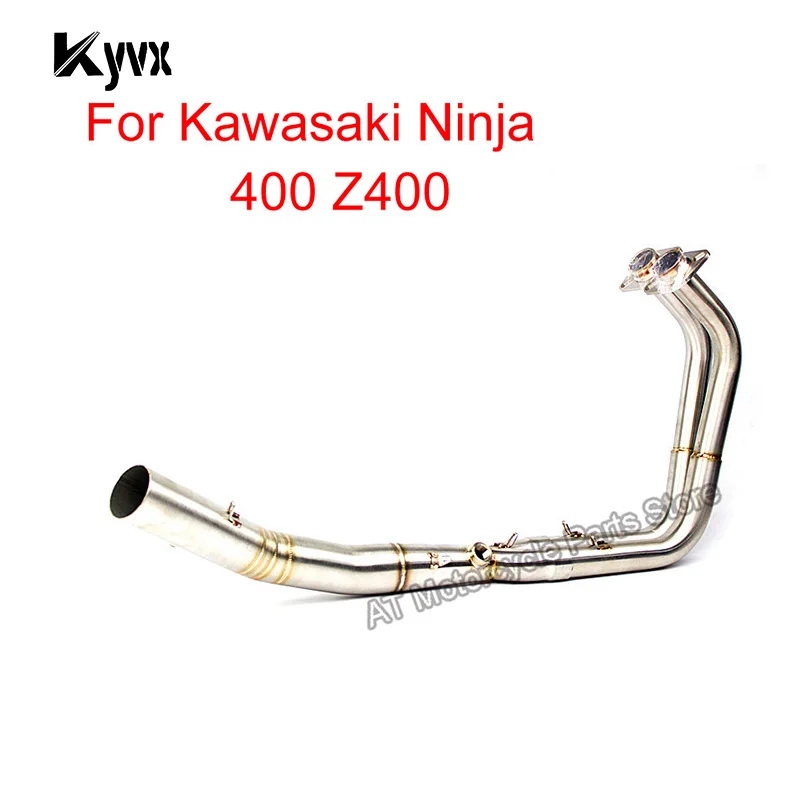 

Выхлопная труба для мотоцикла, выхлопная труба с заглушкой спереди, 51 мм, выхлопная труба без шнуровки для Kawasaki Ninja 400 Z400 Ninja 400 Z400