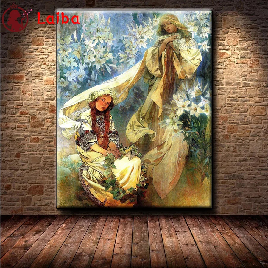 

Алмазная живопись, Европейская классическая женщина, 5d Вышивка крестиком, алмазная вышивка, мозаика, подарок, домашний декор, картина для рукоделия