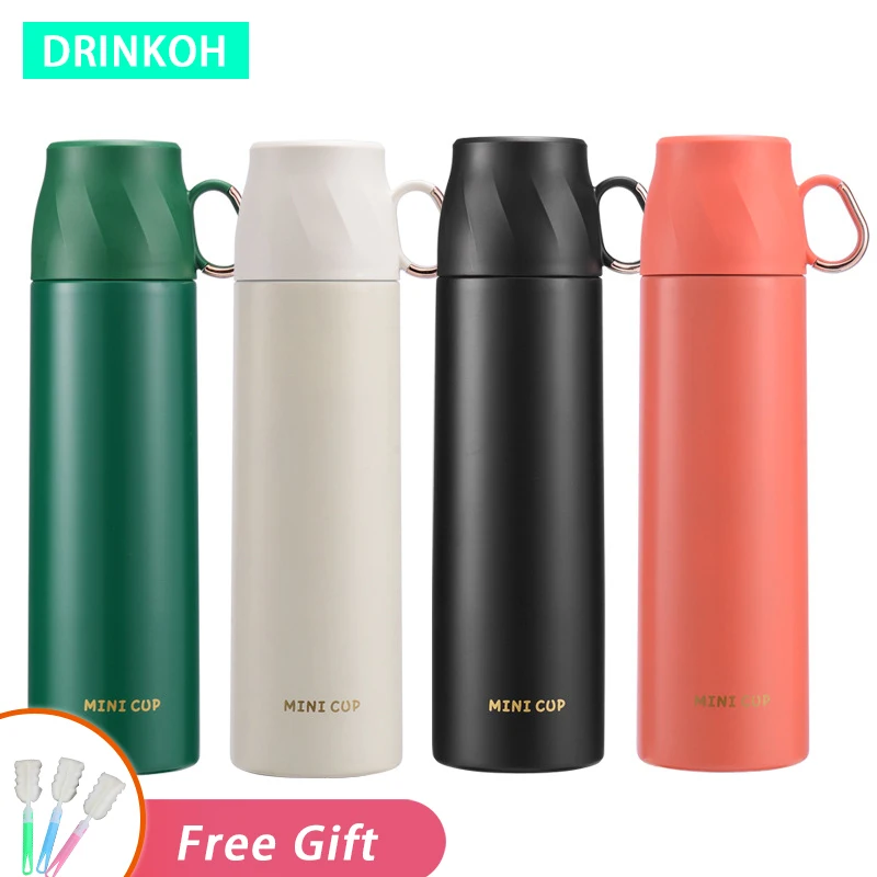 

Simple Water Bottle Portable Thermal Tumbler Men And Women Insulated Cup Fashion Vacuum Flasks New Coffee Mug 350/500ml Thermos