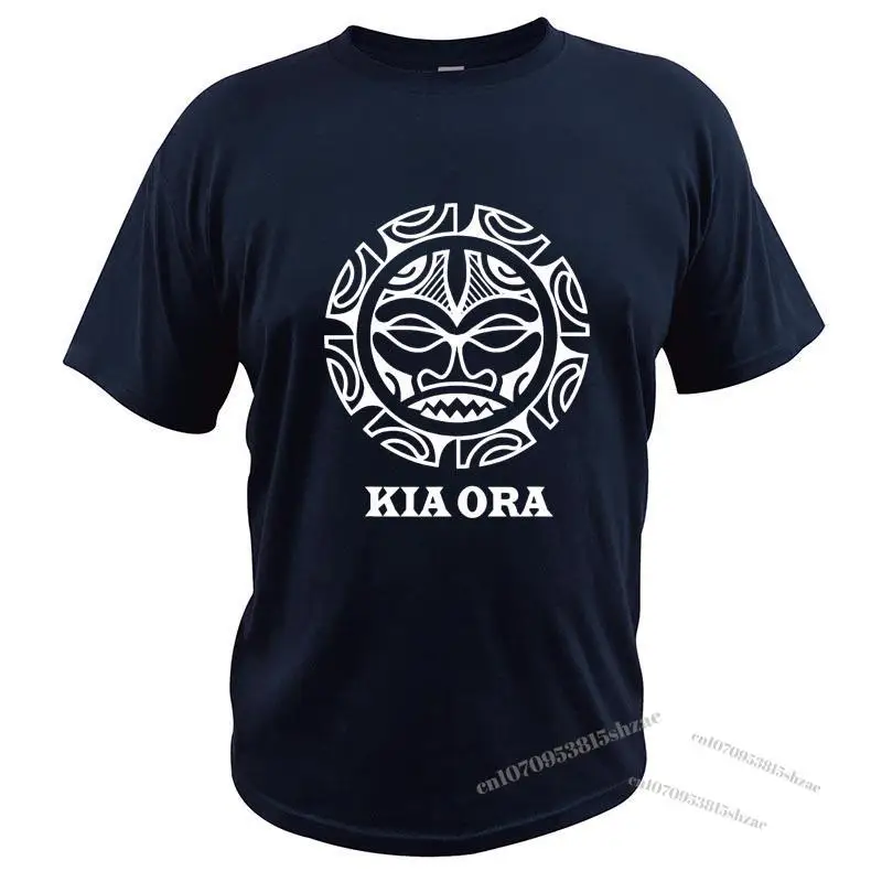

Kia Ora Culture T Shirt Maori Symbol New Zealand Greetings T-Shirt 100% Cotton Soft Cloth High Quality