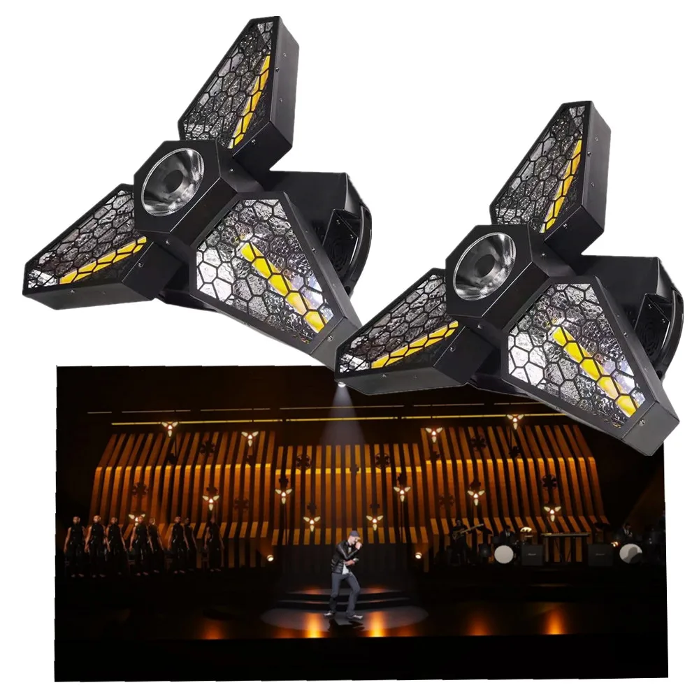 Ретро блинтер 3x60 Вт cob dmx512 сценический светильник ретро диджей лампа огни