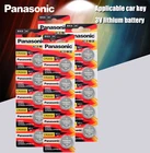 Оригинальные батарейки Panasonic, 20 шт.лот, cr 2032, 3 в, литиевая батарея для часов, пульт дистанционного управления, калькулятор cr2032