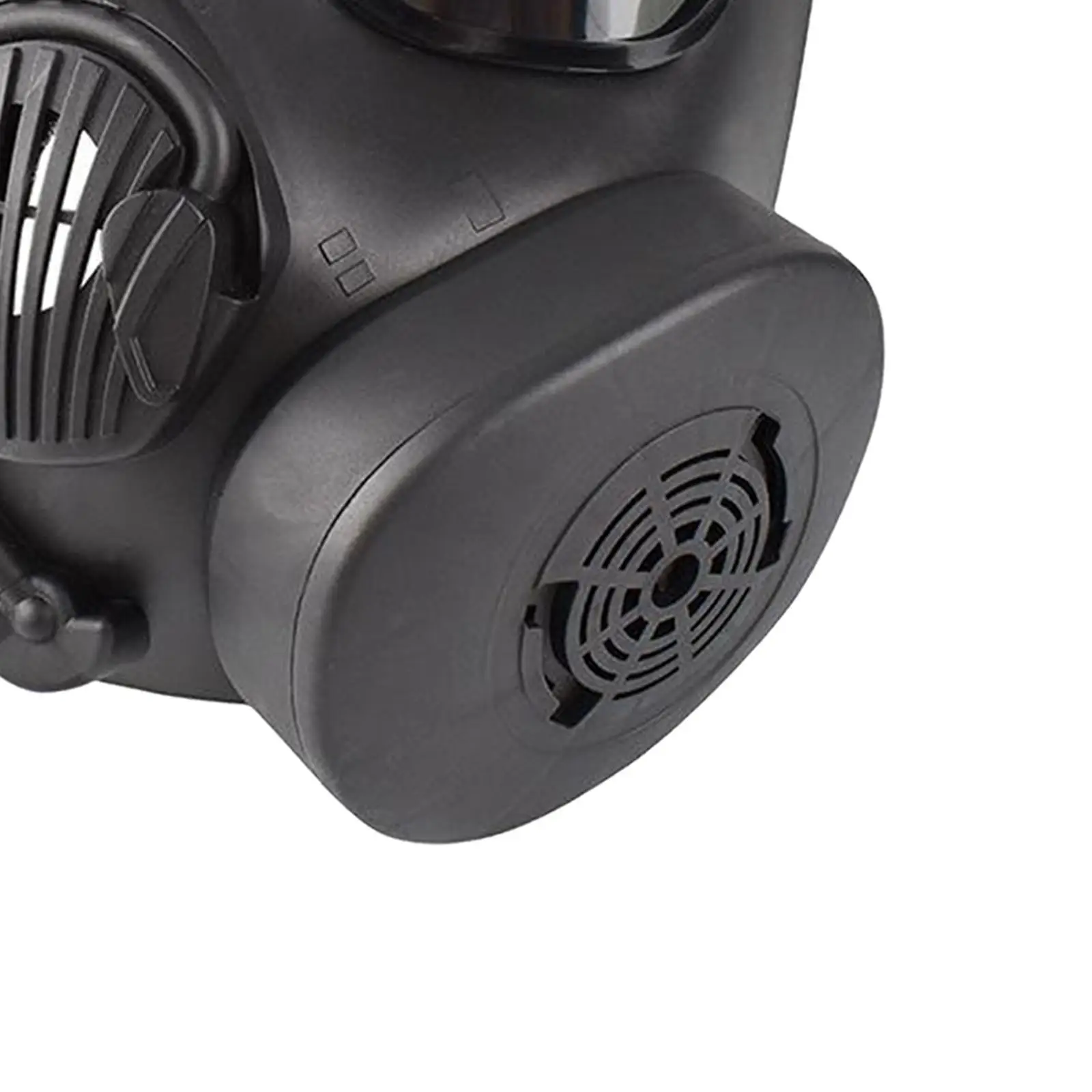 

Full Face Mask Respirator CS Perspiration Face Protector Beige Clear Lens